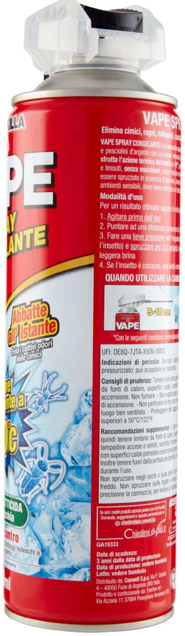 REPELLENTE SPRAY AZIONE CONGELANTE MULTIINSETTO ML 500 - Immagine 31