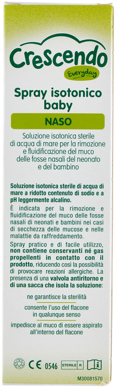 SPRAY ISOTONICO BABY COOP CRESCENDO EVERYDAY ML 100 - Immagine 21