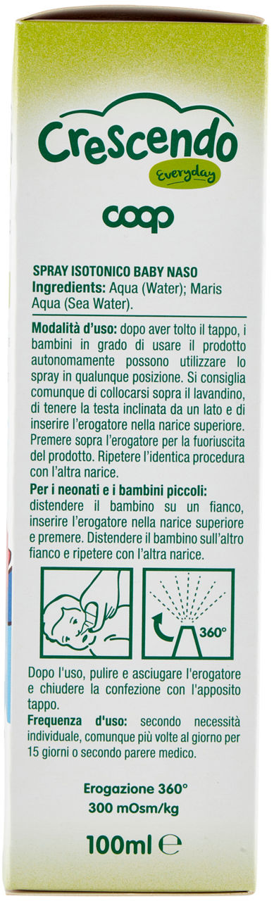 SPRAY ISOTONICO BABY COOP CRESCENDO EVERYDAY ML 100 - Immagine 31