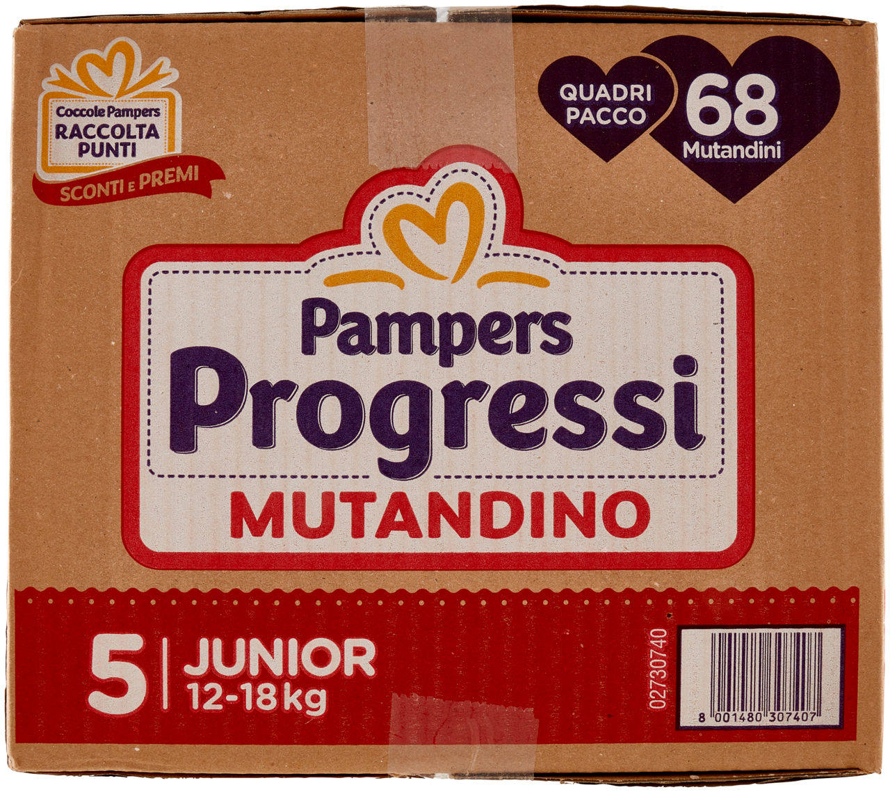 MUTANDINO PAMPERS PROGRESSI QUADRIPACK JUNIOR PZ.68 - Immagine 31