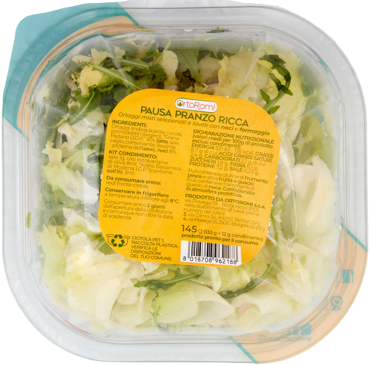 Insalata ricca con noci e formaggio 145 gr - Immagine 21