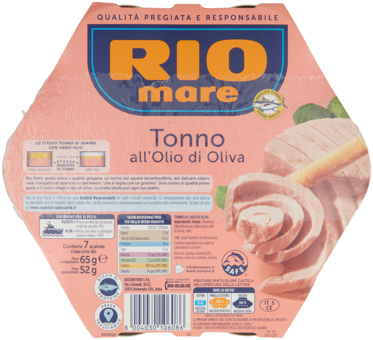 Tonno all'olio di oliva 7 pz x 65 gr - Immagine 21