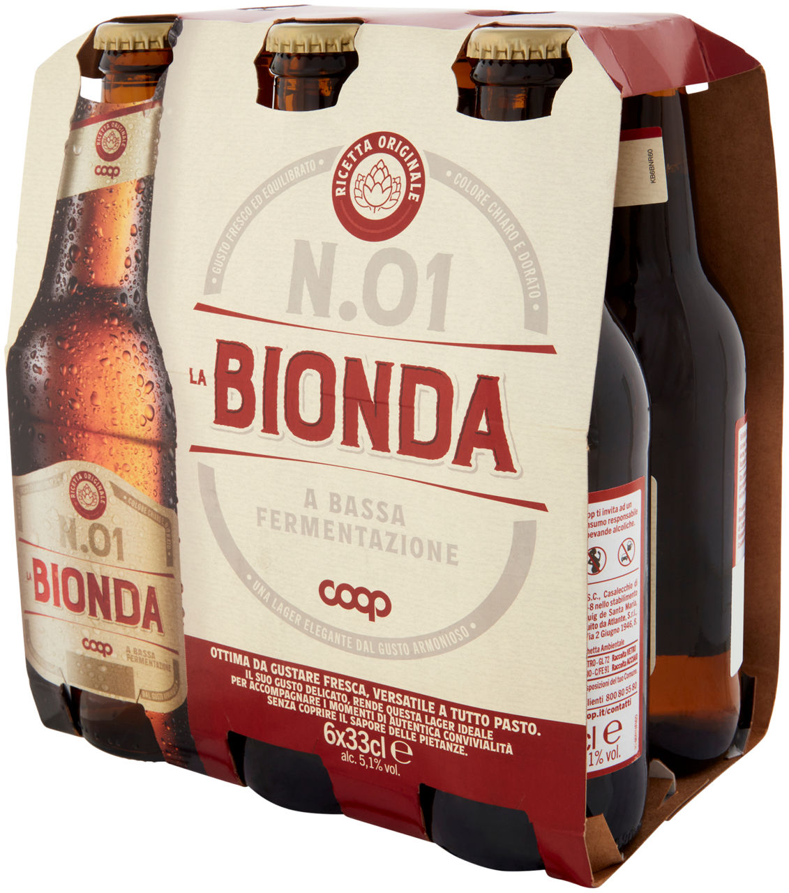 BIRRA LAGER 5,1 GRADO COOP CLUSTER ML 330 X 6 - Immagine 61