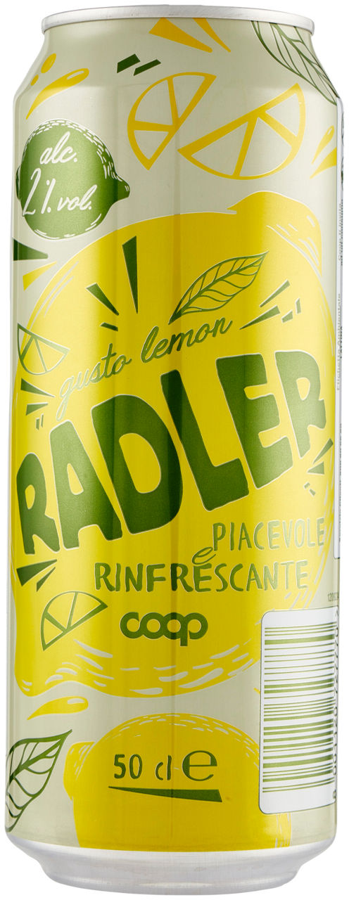 BIRRA RADLER AL LIMONE 2 GRADI COOP LATTINA ML 500 - Immagine 21