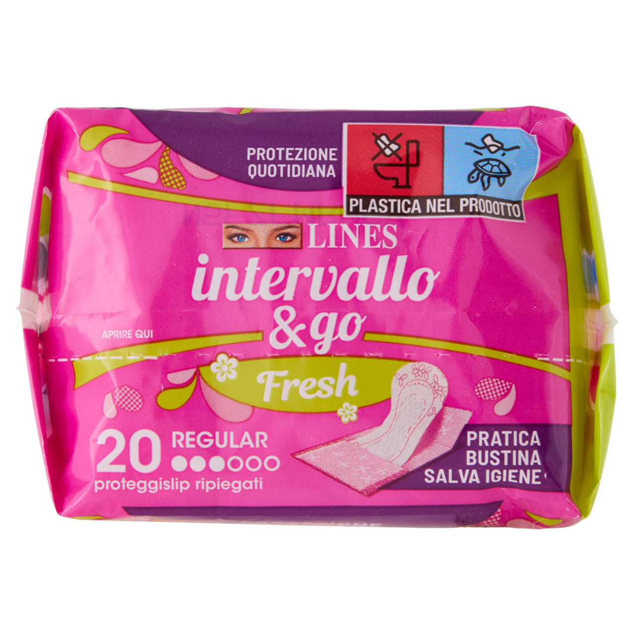 PROTEGGISLIP INTERVALLO LINES FRESH RIPIEGATO PZ 20 - Immagine 41