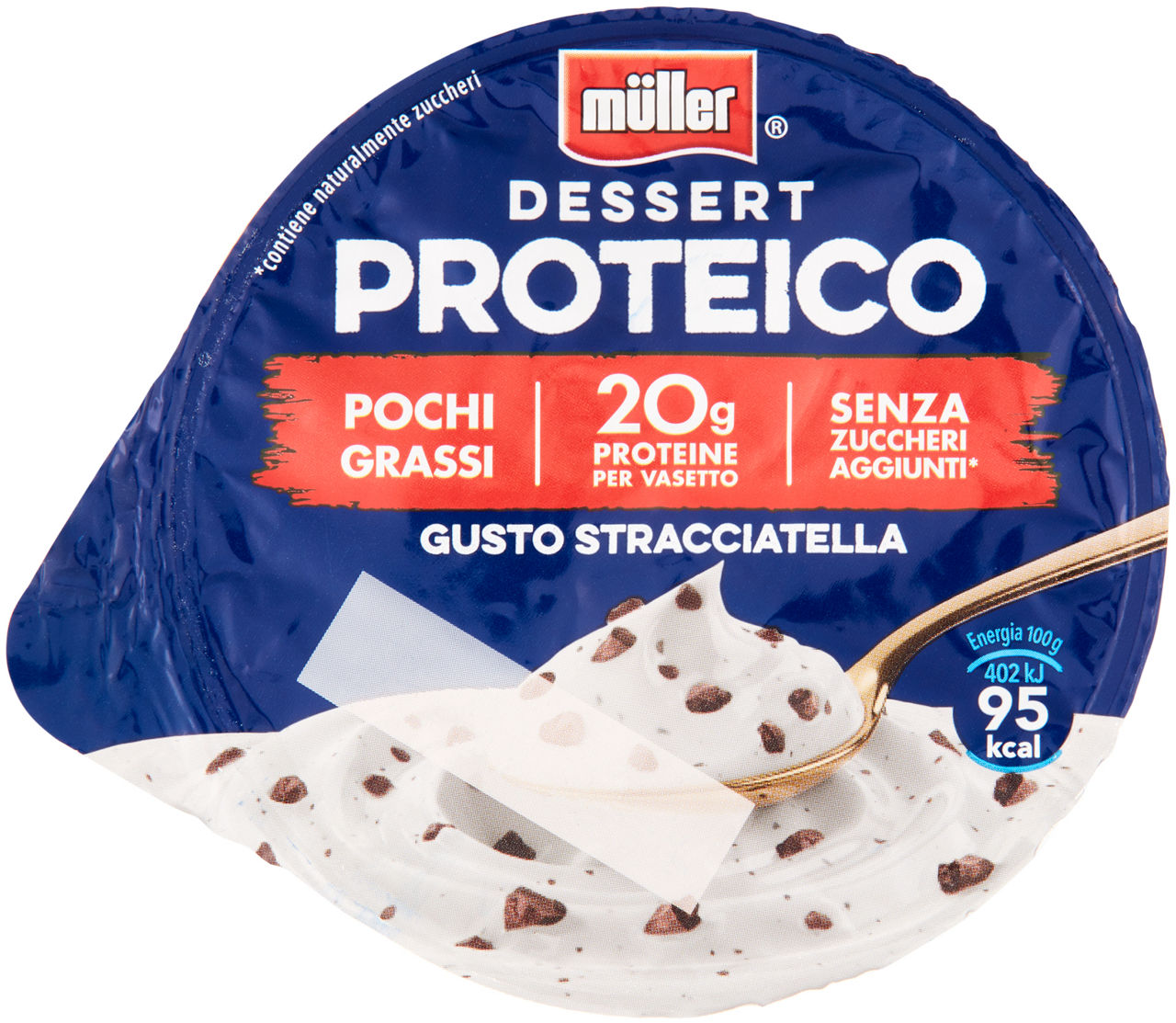 DESSERT PROTEICO STRACCIATELLA MULLER G 200 - Immagine 01