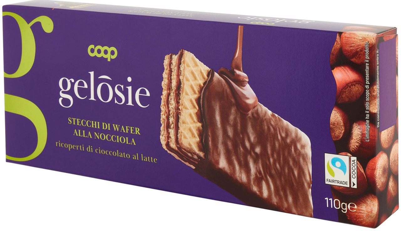 Stecchi di wafer alla nocciola ricoperti di cioccolato al latte 110 gr - Immagine 61