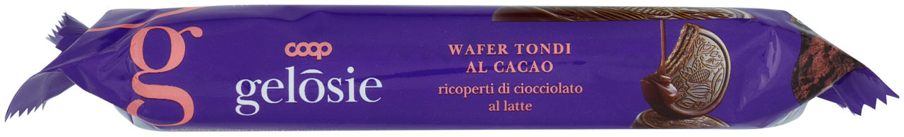 WAFER TONDI AL CACAO RICOPERTI DI CIOCCOLATO AL LATTE COOP G 96 - Immagine 51