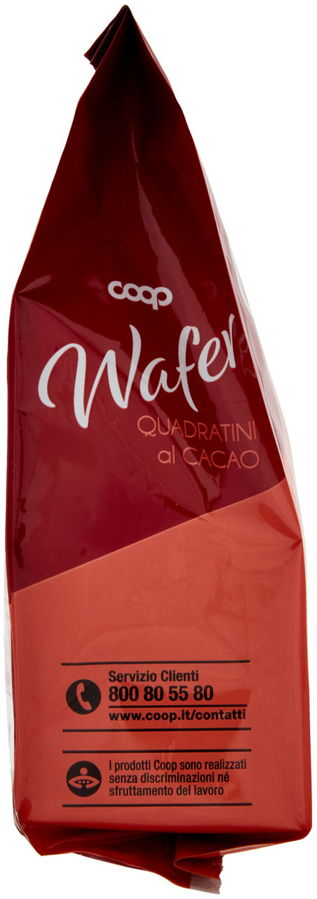 WAFER QUADRATINI CON CREMA CACAO COOP G 250 NO PALMA - Immagine 11