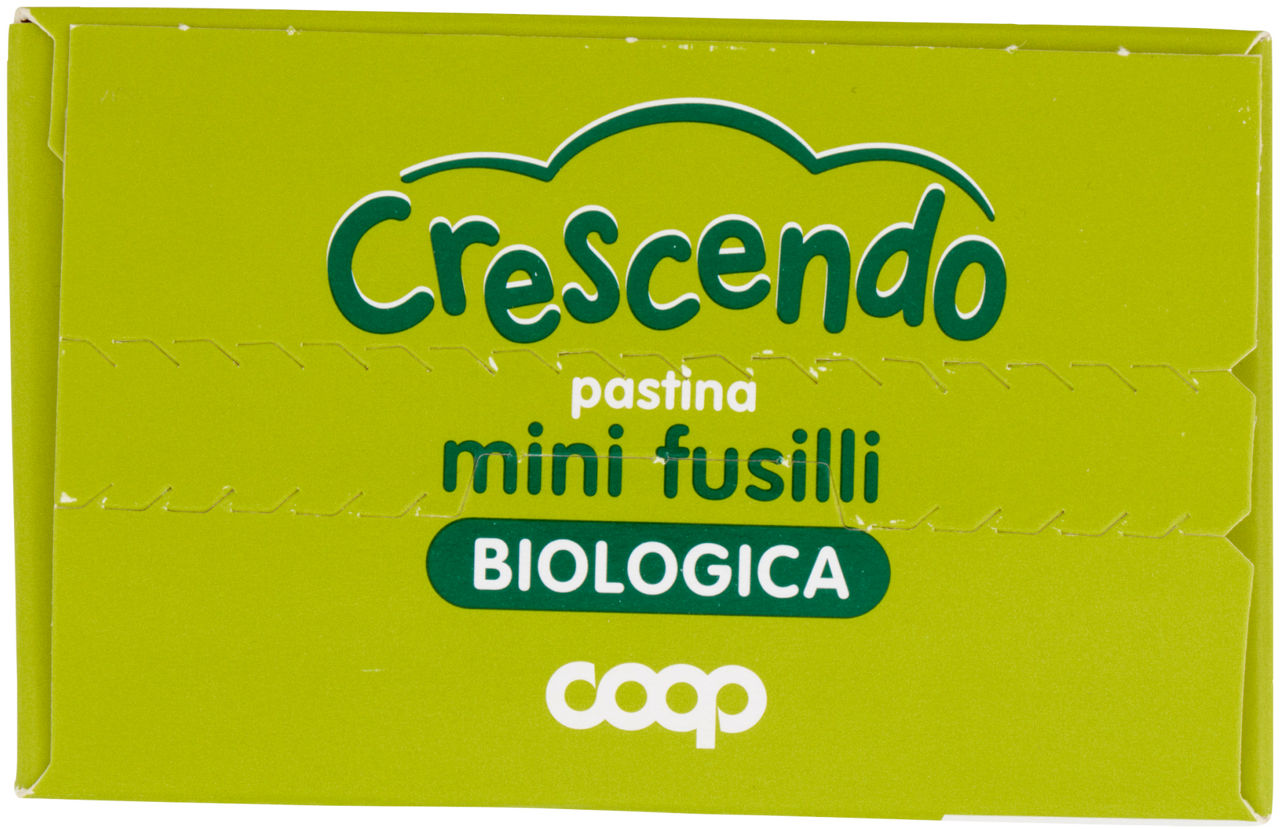 PASTINA DI SEMOLA DI GRANO DURO BIO MINI FUSILLI COOP CRESCENDO G  320 - Immagine 41