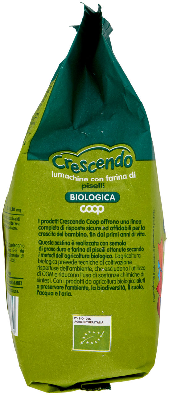 LUMACHINE CON FARINA DI PISELLI BIO COOP CRESCENDO G320 - Immagine 11