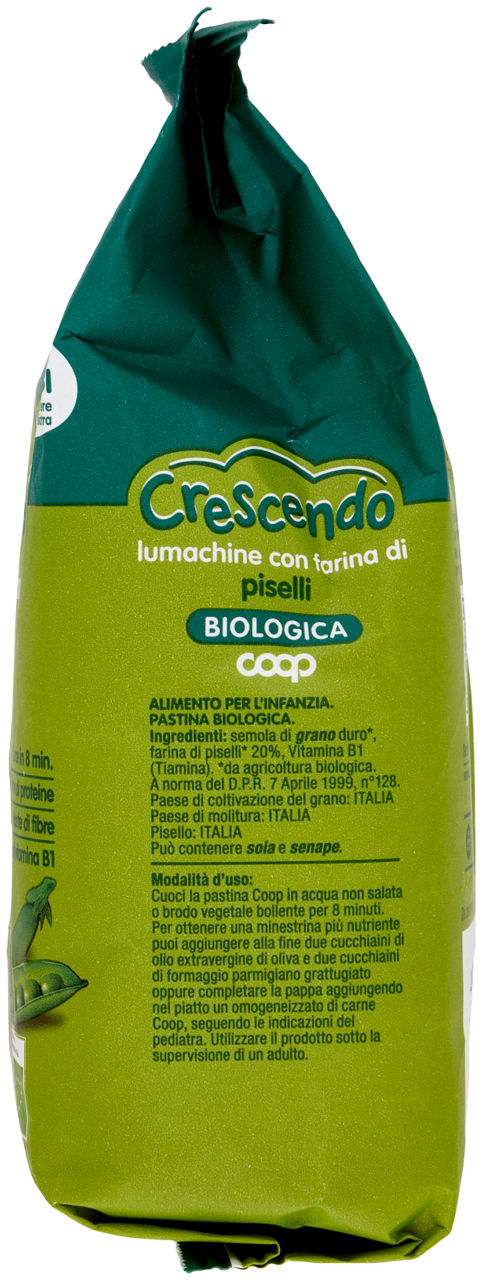 LUMACHINE CON FARINA DI PISELLI BIO COOP CRESCENDO G320 - Immagine 31