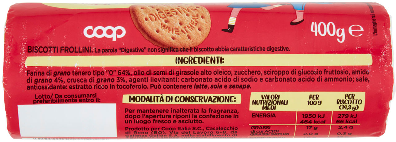 Biscotti digestive 400 gr - Immagine 51