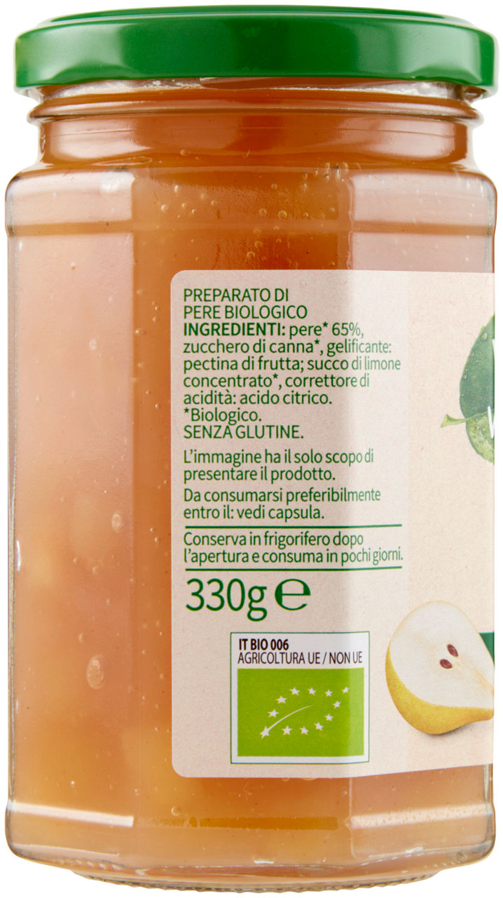 PREPARATO DI PERE BIO VIVI VERDE COOP VASO VETRO G 330 - Immagine 11