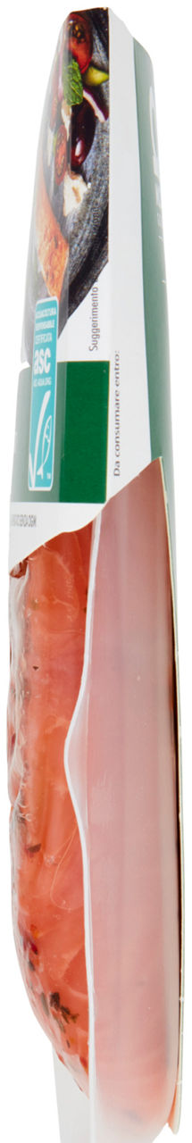 TRANCI DI SALMONE NORVEGESE MARINATO GUSTO MEDITERR INFUSIONS MOWI PF 220 G SKIN - Immagine 31