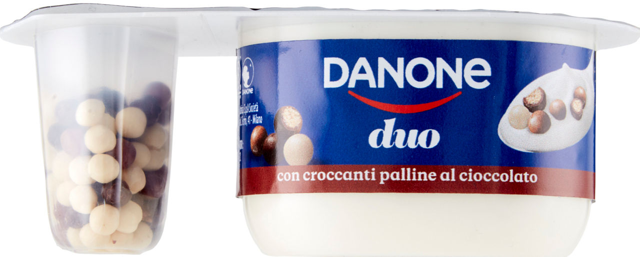 Yogurt duo bianco cremoso con palline al cioccolato 98 gr - Immagine 51