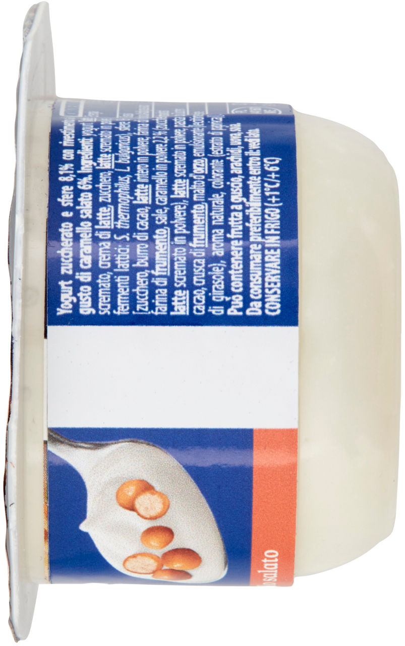 Yogurt duo bianco cremoso con sfere al caramello salato 98 gr - Immagine 31