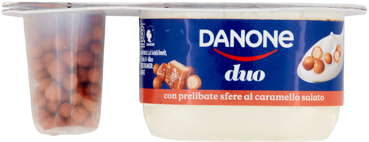 Yogurt duo bianco cremoso con sfere al caramello salato 98 gr - Immagine 51