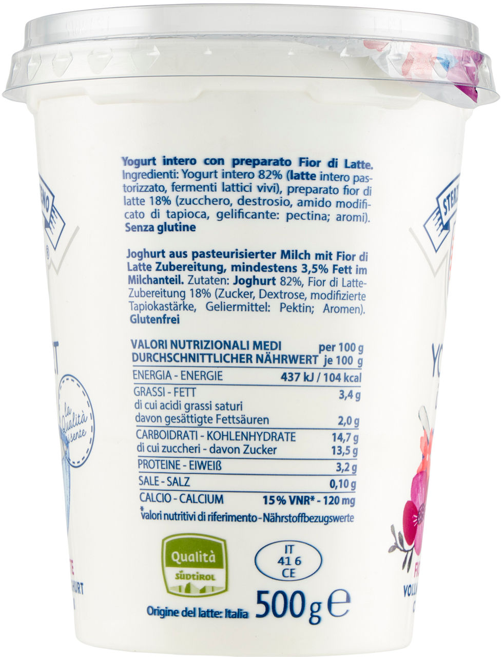 YOGURT INTERO FIOR DI LATTE VIPITENO G 500 - Immagine 11