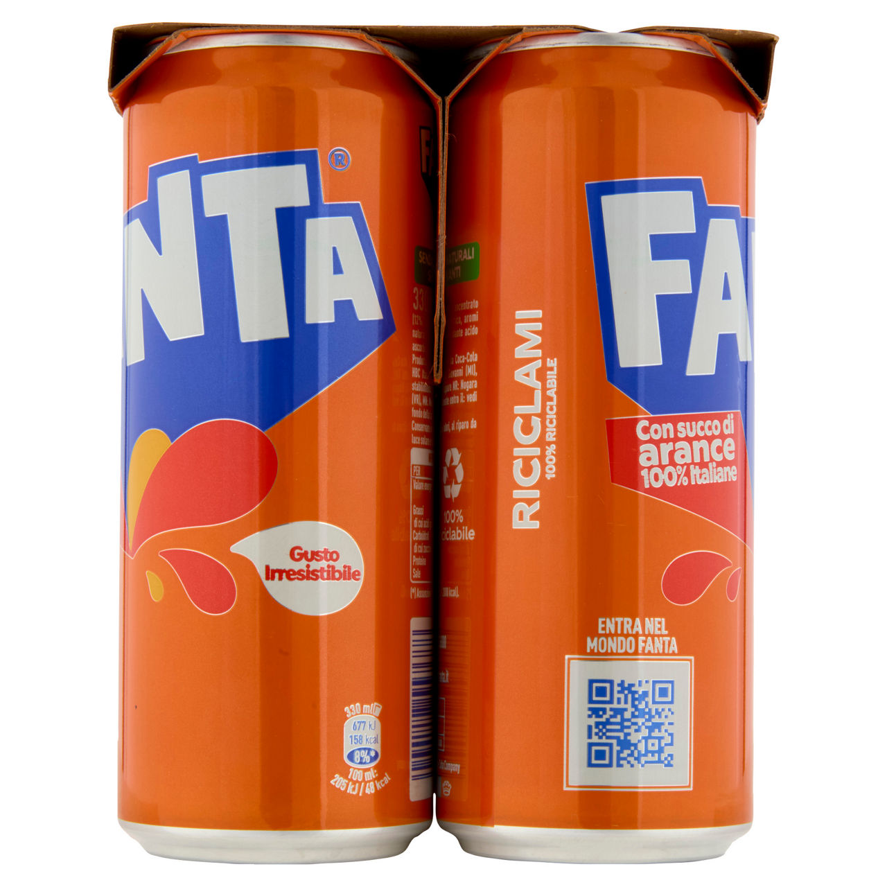 FANTA ORANGE LATTINA CLUSTER ML.330 X6 - Immagine 11