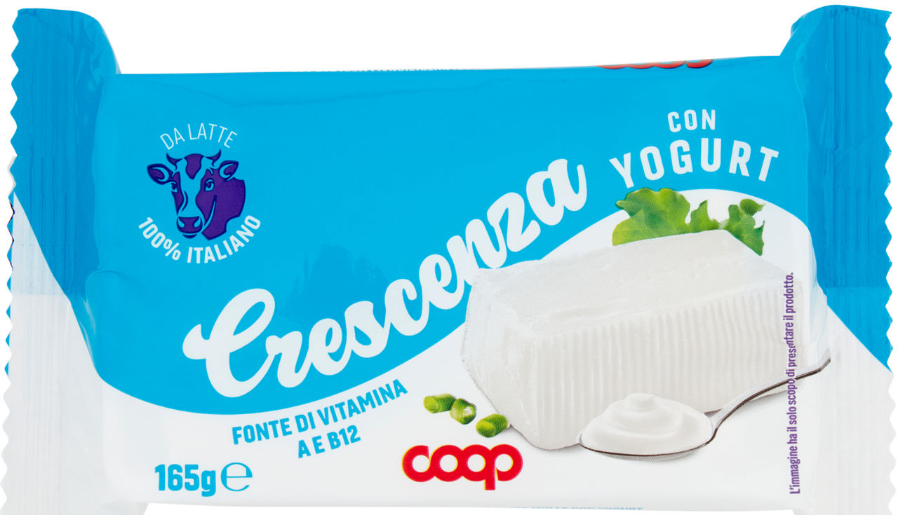 Crescenza allo yogurt coop g 165
