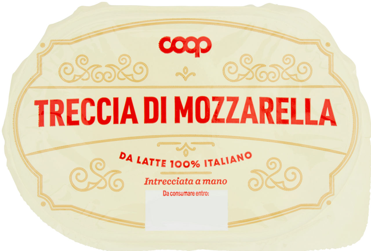 Mozzarella treccia le specialità coop g 180