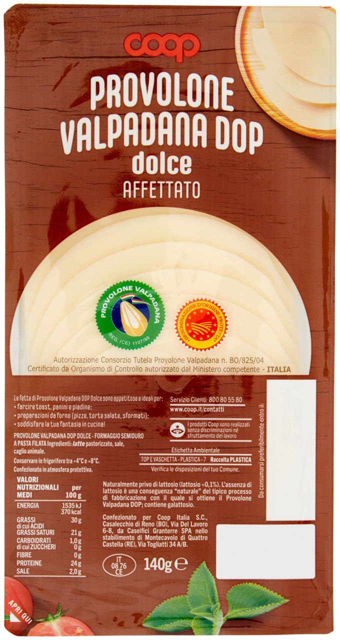 PROVOLONE DOP FETTE G 140 - Immagine 01