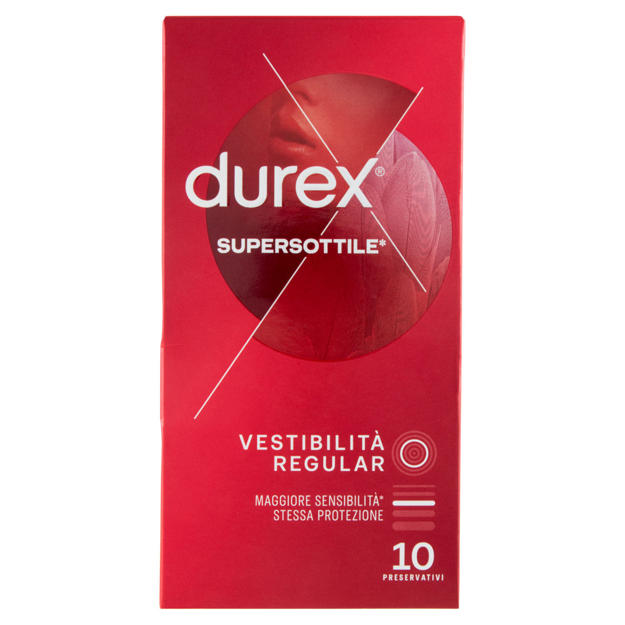 Profilattici durex supersottile regular fit pz.10