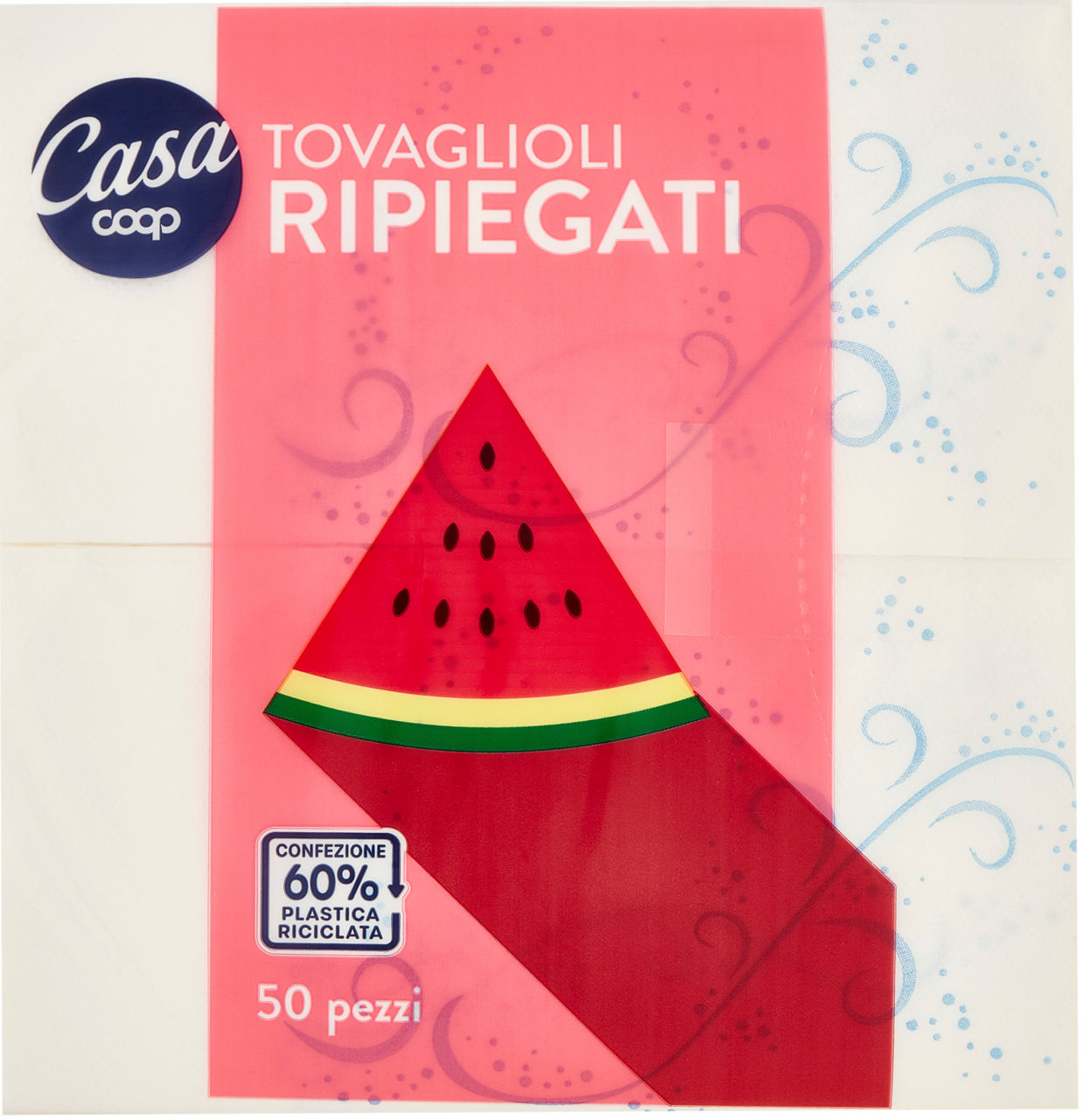 Tovaglioli ripiegati coop casa 2 veli fsc pz. 50