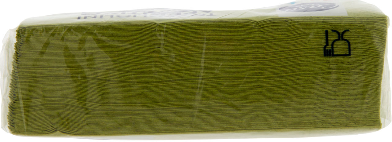 TOVAGLIOLINI APERITIVO COOP CASA 2 VELI VERDE 24X24CM FSC PZ. 50 - Immagine 41
