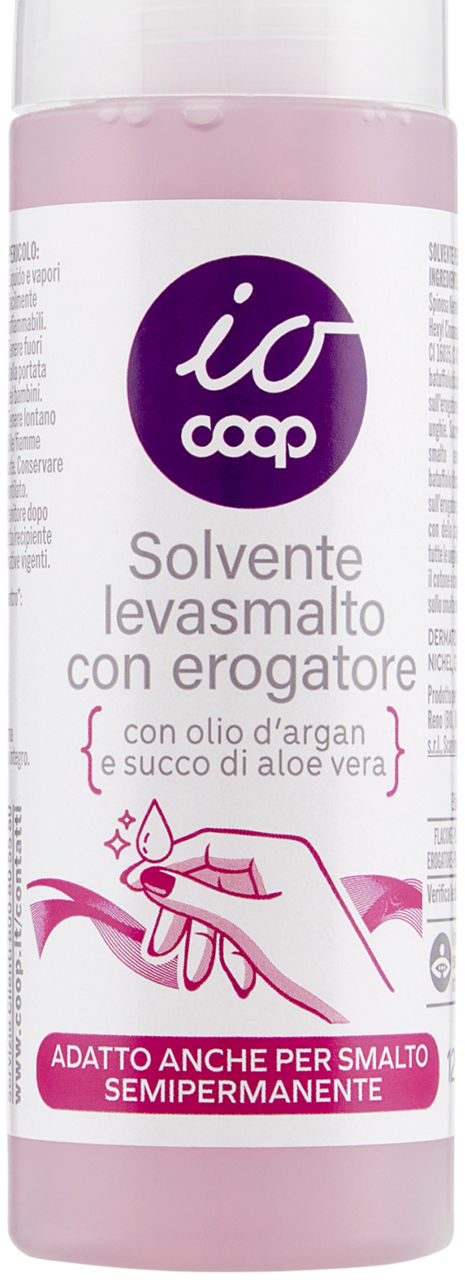 Solvente per unghie coop io ml 125