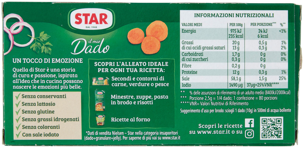 DADO CLASSICO STAR CUBETTI 20 SCATOLA G 200 - Immagine 21