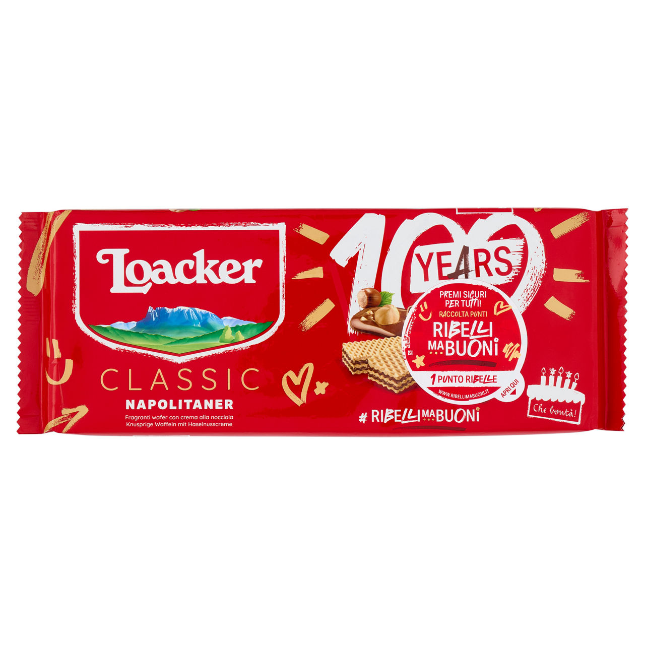 Wafers napolitaner loacker incarto g 175