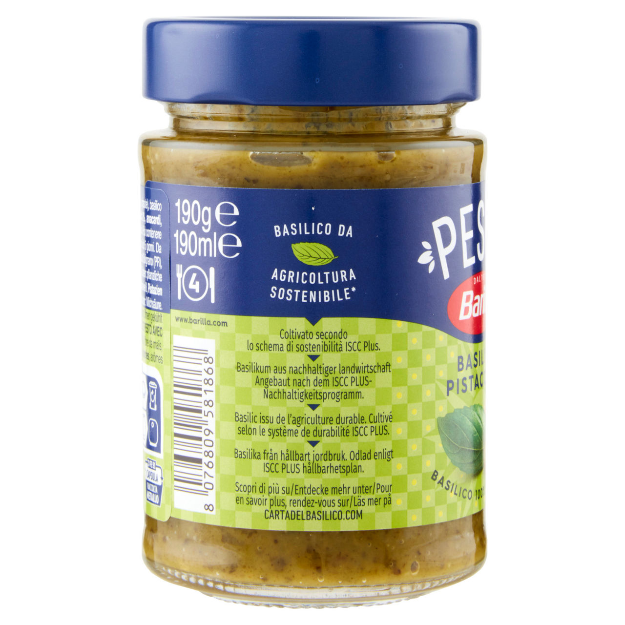 Pesto basilico e pistacchio 190 gr - Immagine 11