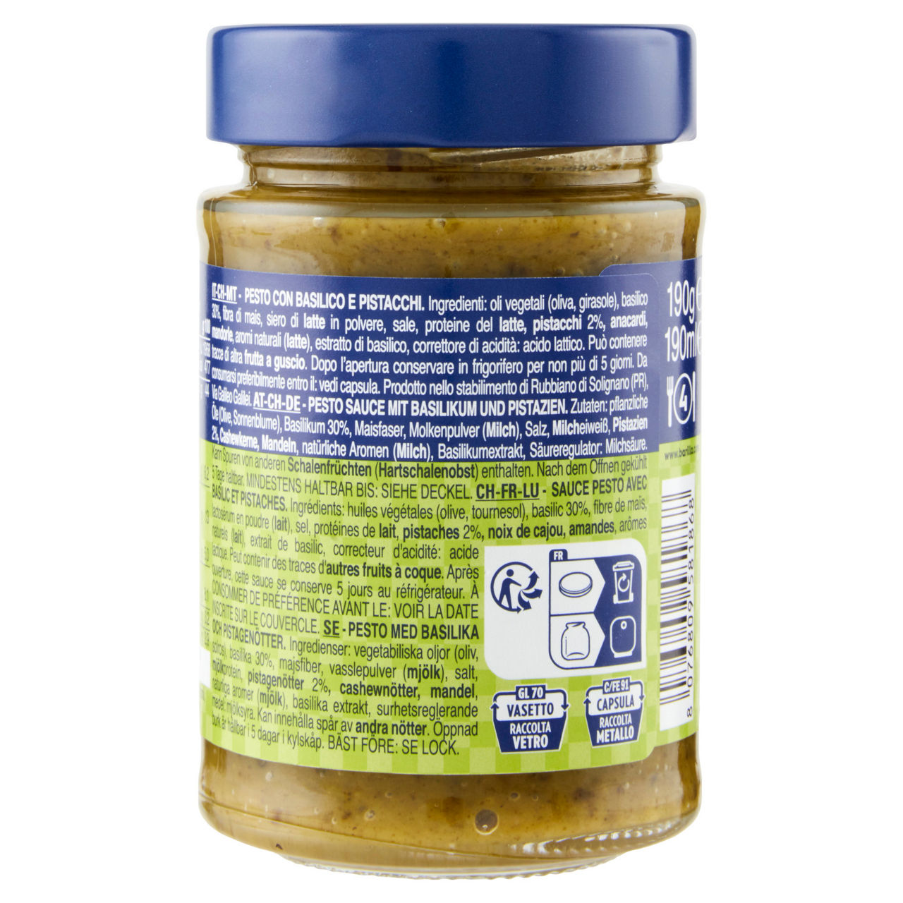 Pesto basilico e pistacchio 190 gr - Immagine 21