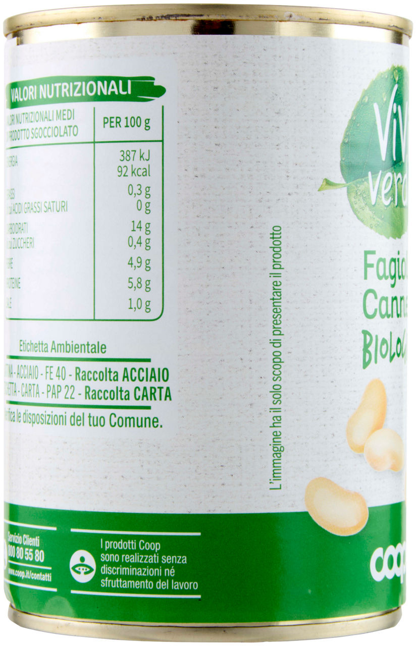 CANNELLINI BIO VIVI VERDE COOP LATTINA G 400 SG G 250 - Immagine 11