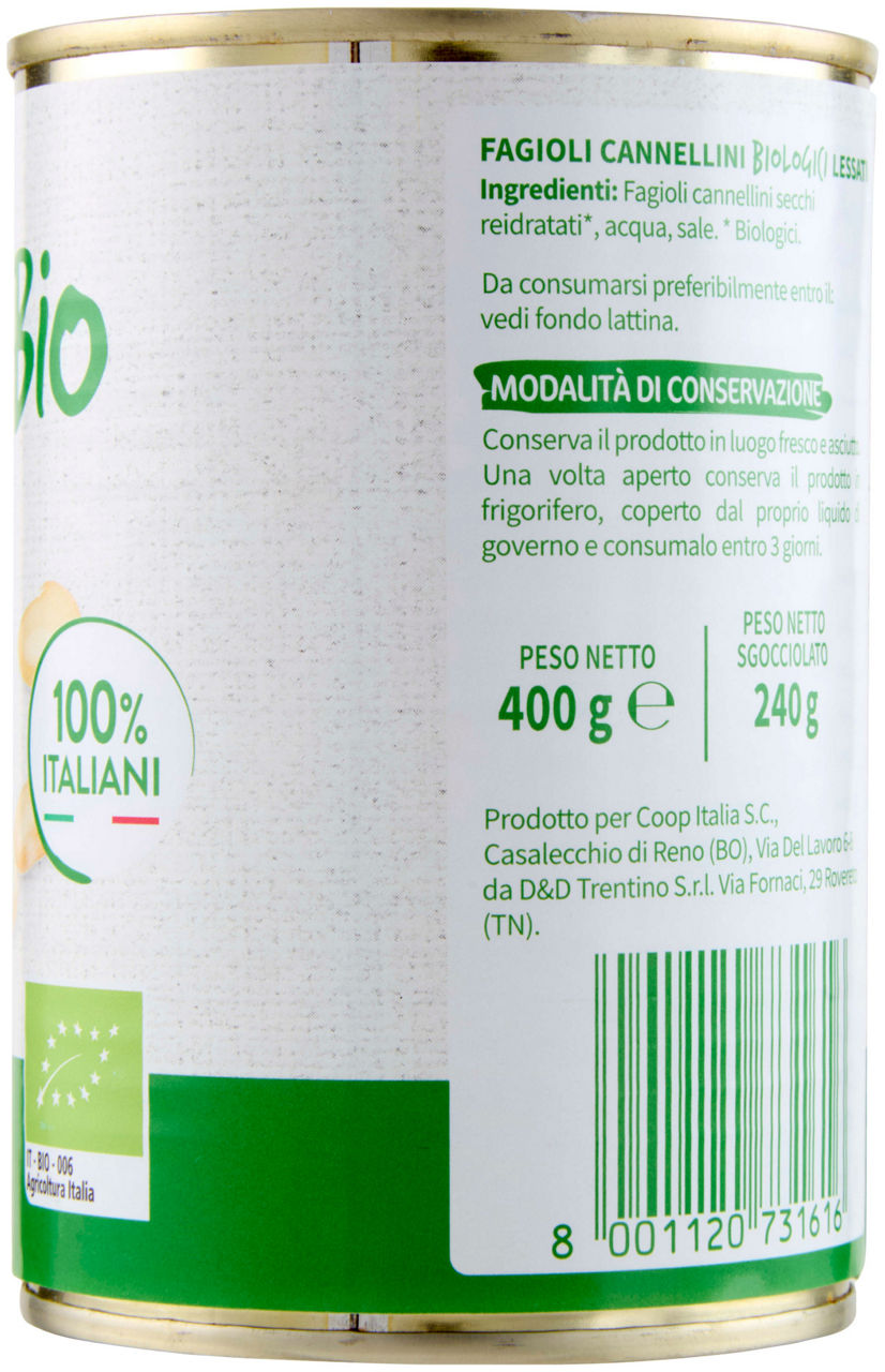 CANNELLINI BIO VIVI VERDE COOP LATTINA G 400 SG G 250 - Immagine 31