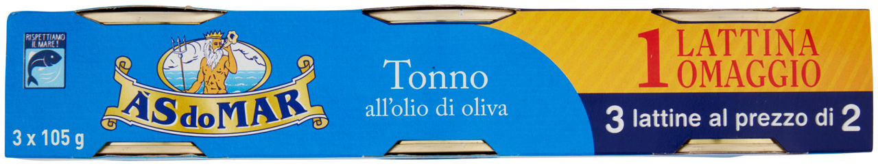 TONNO OLIO D'OLIVA + OMAGGIO ASDOMAR105G X 2 G 210 - Immagine 51