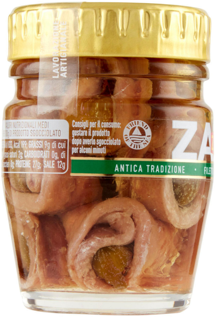 Alici arrotolate con capperi in olio di oliva 60 gr - Immagine 11