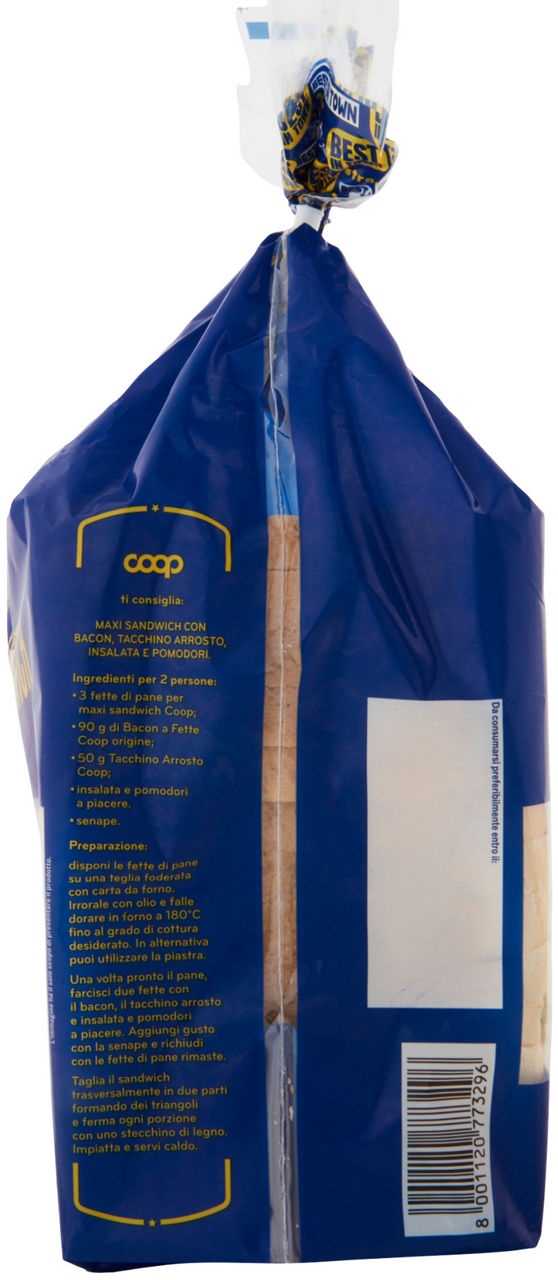 PANE A FETTE PER MAXI SANDWICH COOP G 550 - Immagine 11