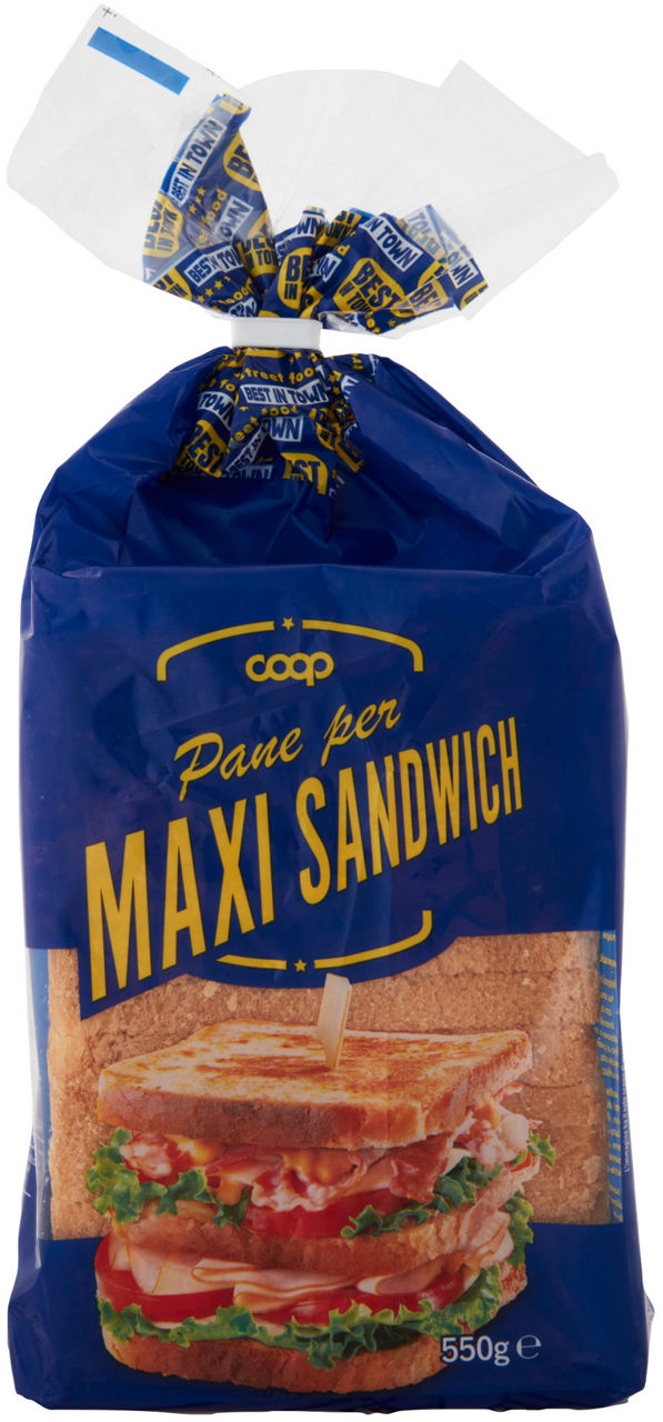 PANE A FETTE PER MAXI SANDWICH COOP G 550 - Immagine 21