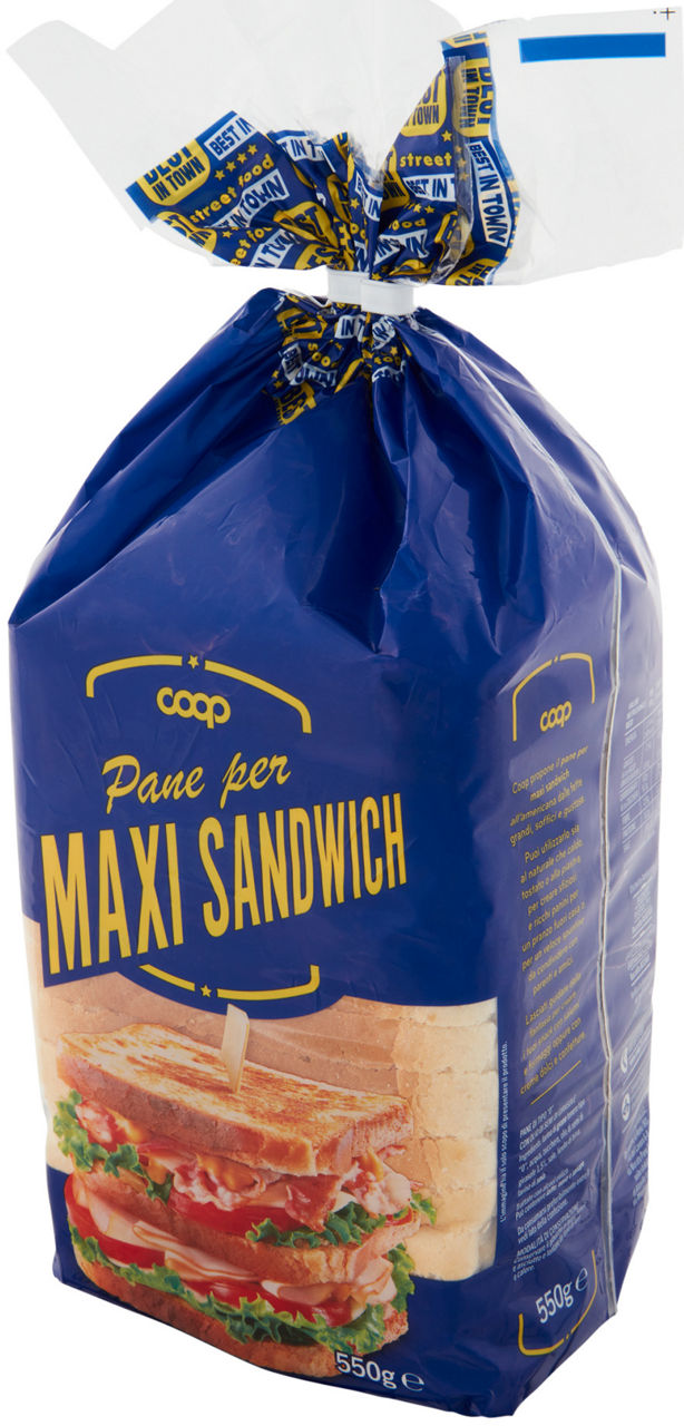 PANE A FETTE PER MAXI SANDWICH COOP G 550 - Immagine 61