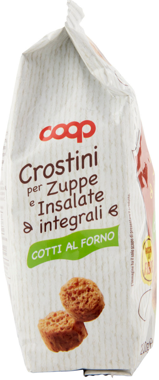 CROSTINI PER ZUPPE E INSALATE INTEGRALI SACCHETTO COOP G 200 - Immagine 11