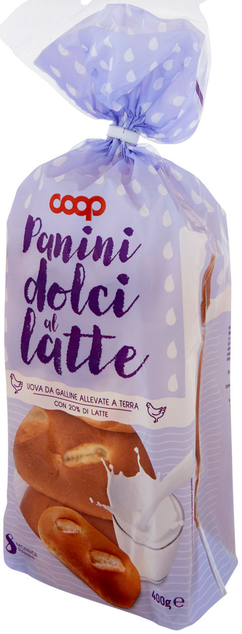 PANINI DOLCI AL LATTE COOP X 8 SACCHETTO G400 - Immagine 61