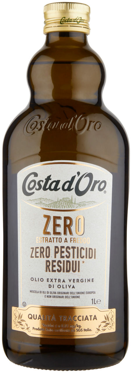 Olio extravergine di oliva zero pesticidi residui costa d'oro zero l1