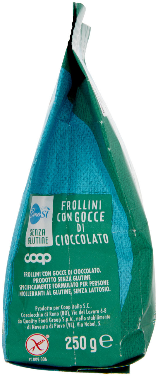 FROLLINO GOCCE DI CIOCCOLATO S/GLUTINE S/LATTOSIO BENESÌ COOP G250 - Immagine 31