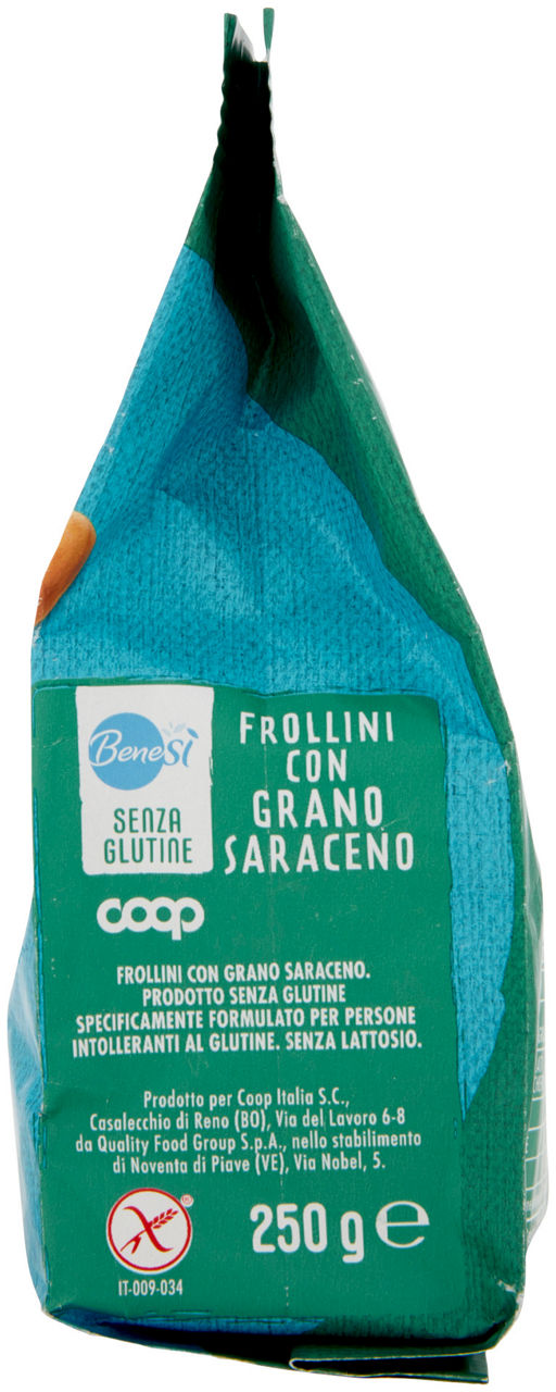 FROLLINO CON GRANO SARACENO S/GLUITINE S/LATTOSIO BENESÌ COOP G250 - Immagine 31