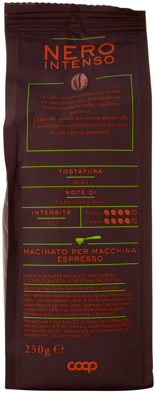 CAFFE' MACINATO ESPRESSO COOP INTENSITA' 11 ARABICA 10% SOFT PACK G 250 - Immagine 21