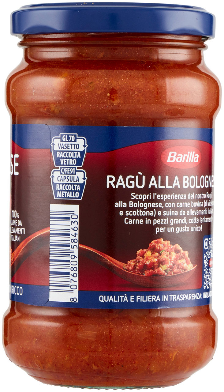 RAGU'ALLA BOLOGNESE BARILLA VASO G 300 - Immagine 31