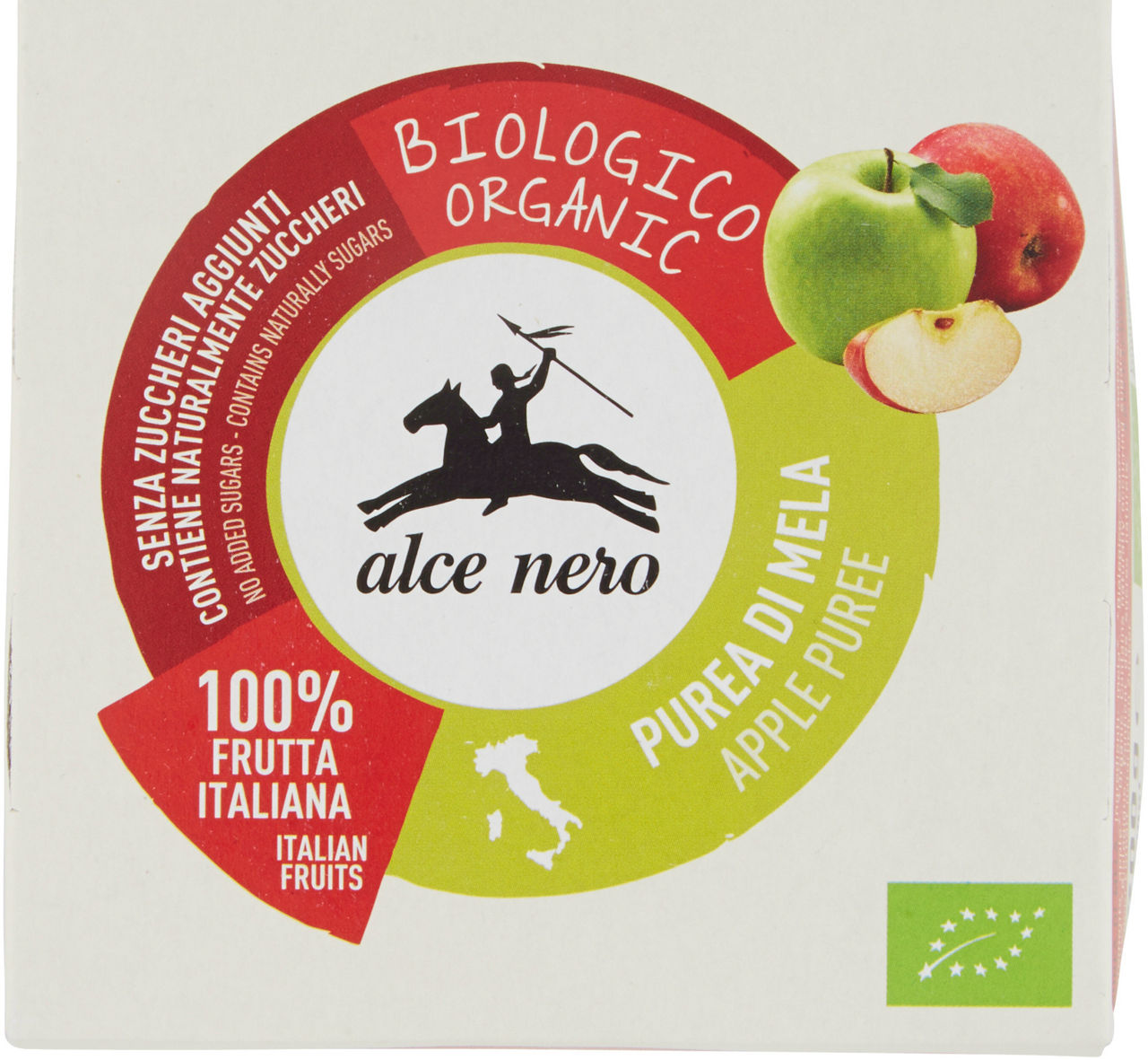 PUREA DI MELA BIOLOGICA 100% FRUTTA  ALCE NERO G 100X2 - Immagine 41